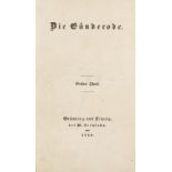 (Arnim, Bettina v.). Die Günderode. 2 in 1 Band. Grünberg und Leipzig (d. i. Berlin, Trowitzsch für)