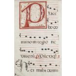 Antiphonar - - Proprium Officium Defuntoru. Ad versperas. Ana. Mit ca. 75 Initialen u.