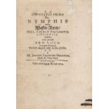 Merbitz, J.V. Disputatio prima De Nymphis nobis Wasser-Nixen, incl. Facult. Philosoph. Lipsiensis,