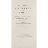 Caesar, Aquilius Julius. Caii Julii Caesaris Commentariorum de Bello Gallico Libri Octo. Glasgow,