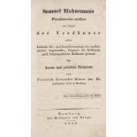 Medizin - - Simon, Friedrich Alexander. Samuel Hahnemann. Pseudomessias medicus. Hamburg, Hoffmann