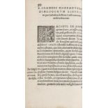 Sammelband - - Hoffmeister, Johann. Dialogorum libri duo, quibus aliquot Ecclesiae Catholicae