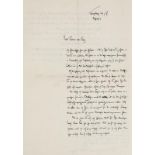 8 Briefe von Fritz Kudnig. 7 eh. u. sign., 1 eh. sign. Typoskript. Königsberg, 1937-1944. Insg. 18