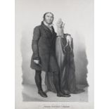 Heine, Friedrich Ludwig. Johann Gottfried Schadow. (1830). Lithographie nach Ludwig Buchhorn.