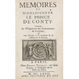Conti, Armand de Bourbon de. Mémoires de Monseigneur le Prince de Conty. Touchant les Obligations