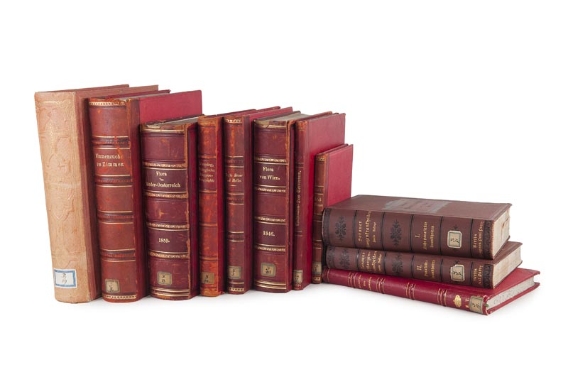 Botanik - - Sammlung mit 17 größtenteils botanischen Büchern aus dem Besitz von Marie Therese von