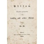 (Marr, Wilhelm). Pillen. Eigens präparirt für deutsche und andere Michel. Bern, Jenni 1844. 67 S., 2