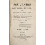 (La Gorce, Louis-Scipion de Merle, comte de). Souvenirs d'un homme de cour, ou Mémoires d'un