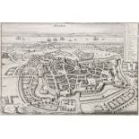 Niedersachsen - - Stada. Kupferstichansicht. Frankfurt a.M., Merian, 1653. Plattenmaße ca. 21,5 x 32