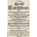 Petersen, Johann Wilhelm. Spruch-Catechismus aus dem Catechismo des seel. Lutheri in Fragen