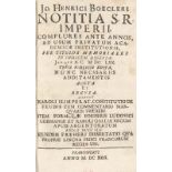 Boeckler, Johann Heinrich. Notitia S.R. Imperii: Complures Ante Annos, Ad Usum Privatum Academicae