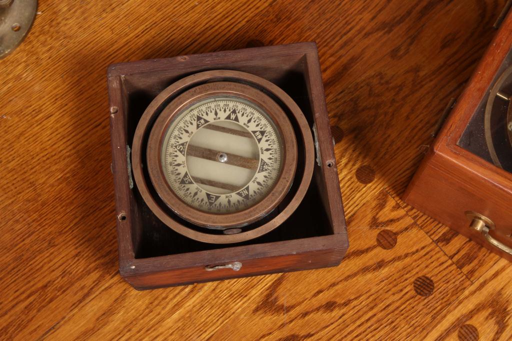 Lot of Two Nautical Compasses nautical compasses - Image 3 of 3