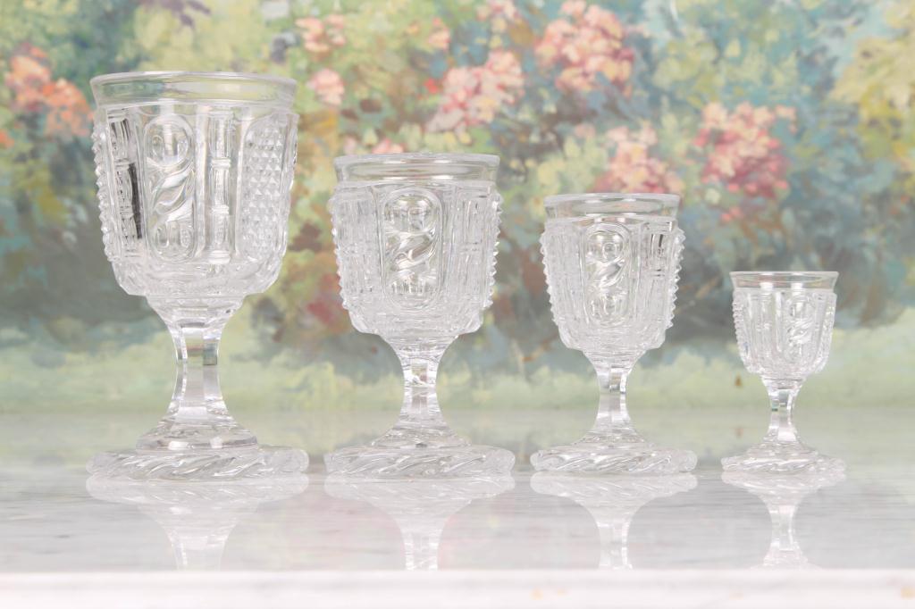 Large Collection of Cut Crystal Stemware fine quality Continental crystal comprised of 12 water - Image 8 of 12