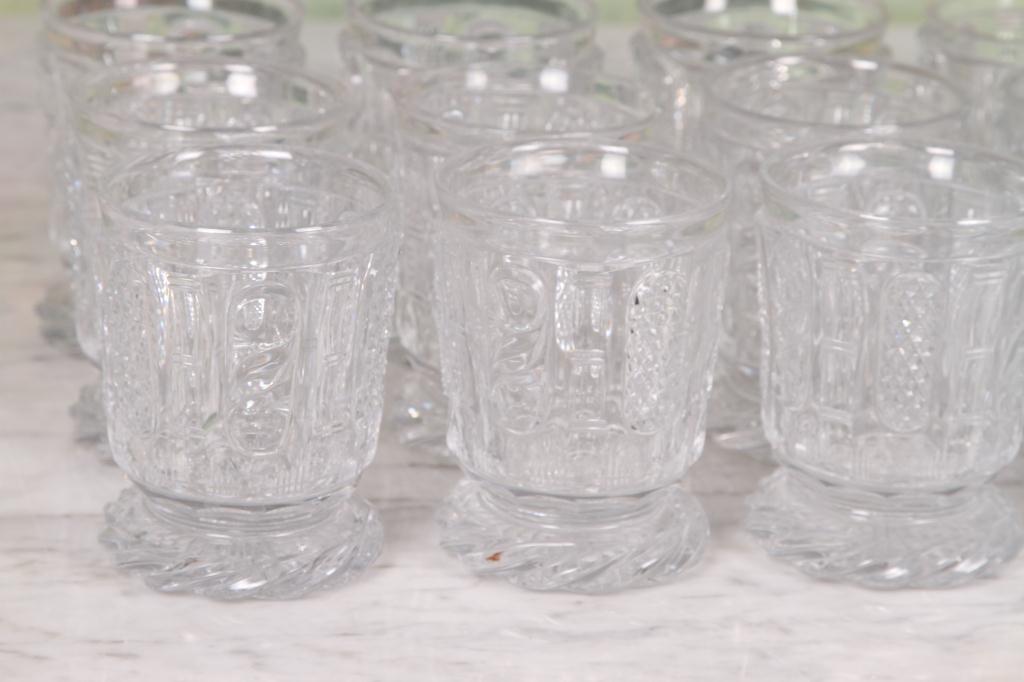 Large Collection of Cut Crystal Stemware fine quality Continental crystal comprised of 12 water - Image 9 of 12