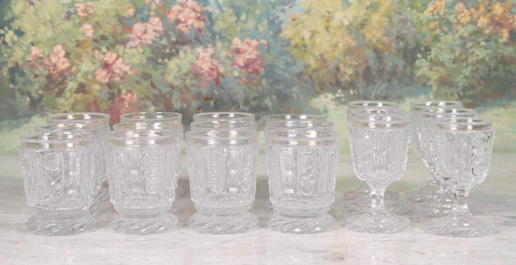 Large Collection of Cut Crystal Stemware fine quality Continental crystal comprised of 12 water - Image 10 of 12