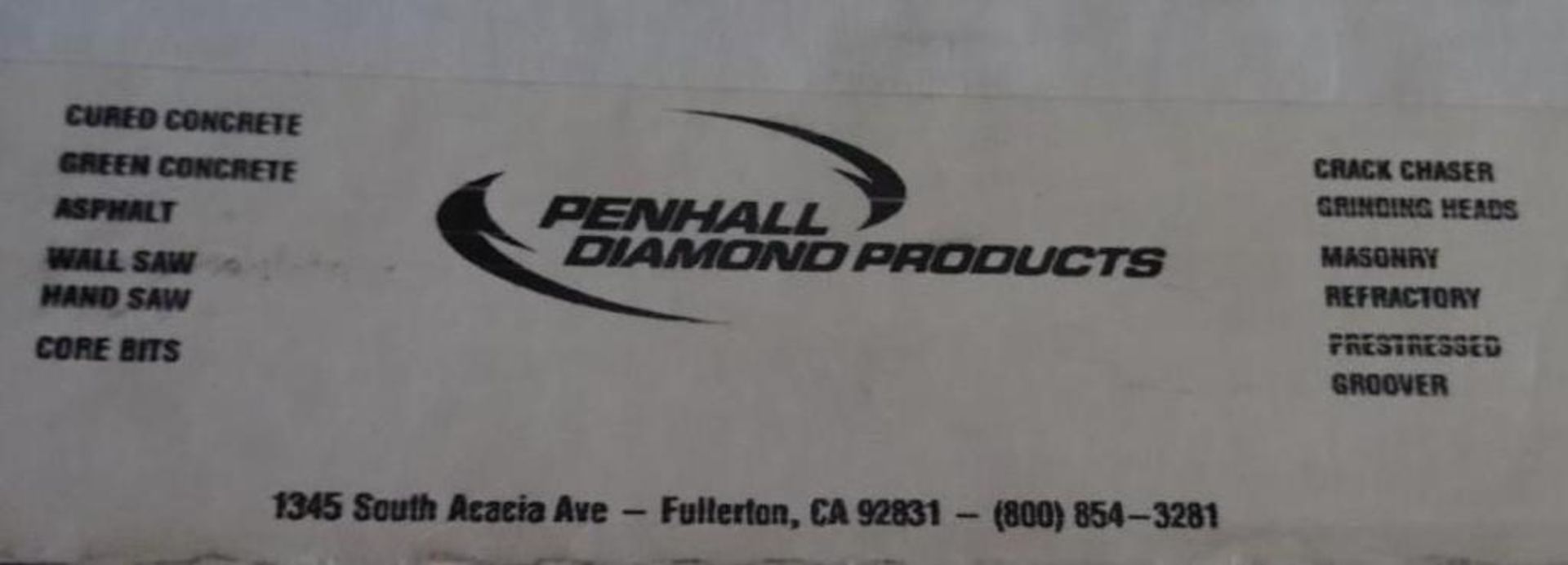 Penhall Diamond Products Saw Blade 30x190x1 1500RPM (BRAND NEW) - Image 3 of 3