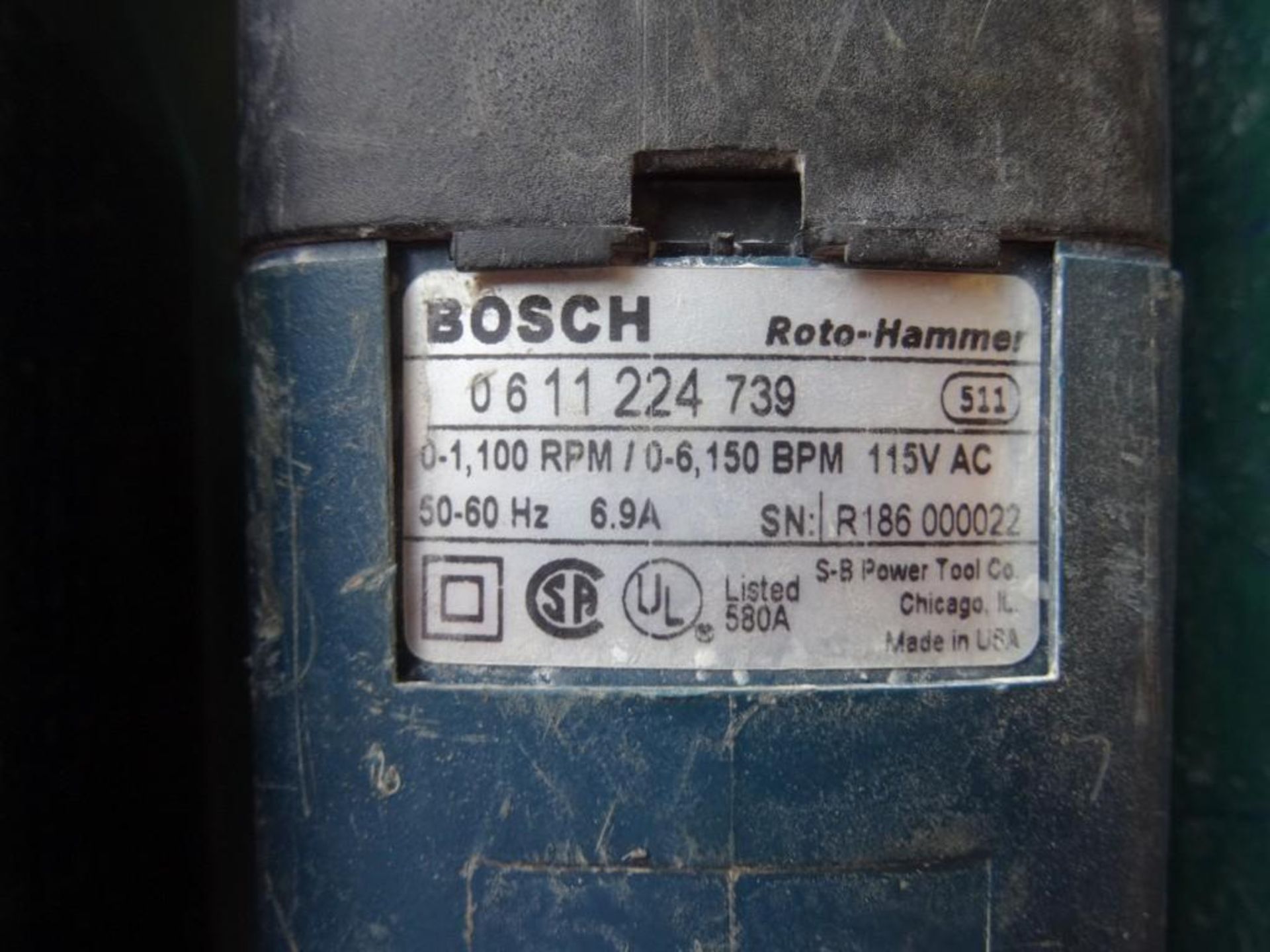 Bosch Bulldog Roto-Hammer Drill 5 - Image 2 of 2