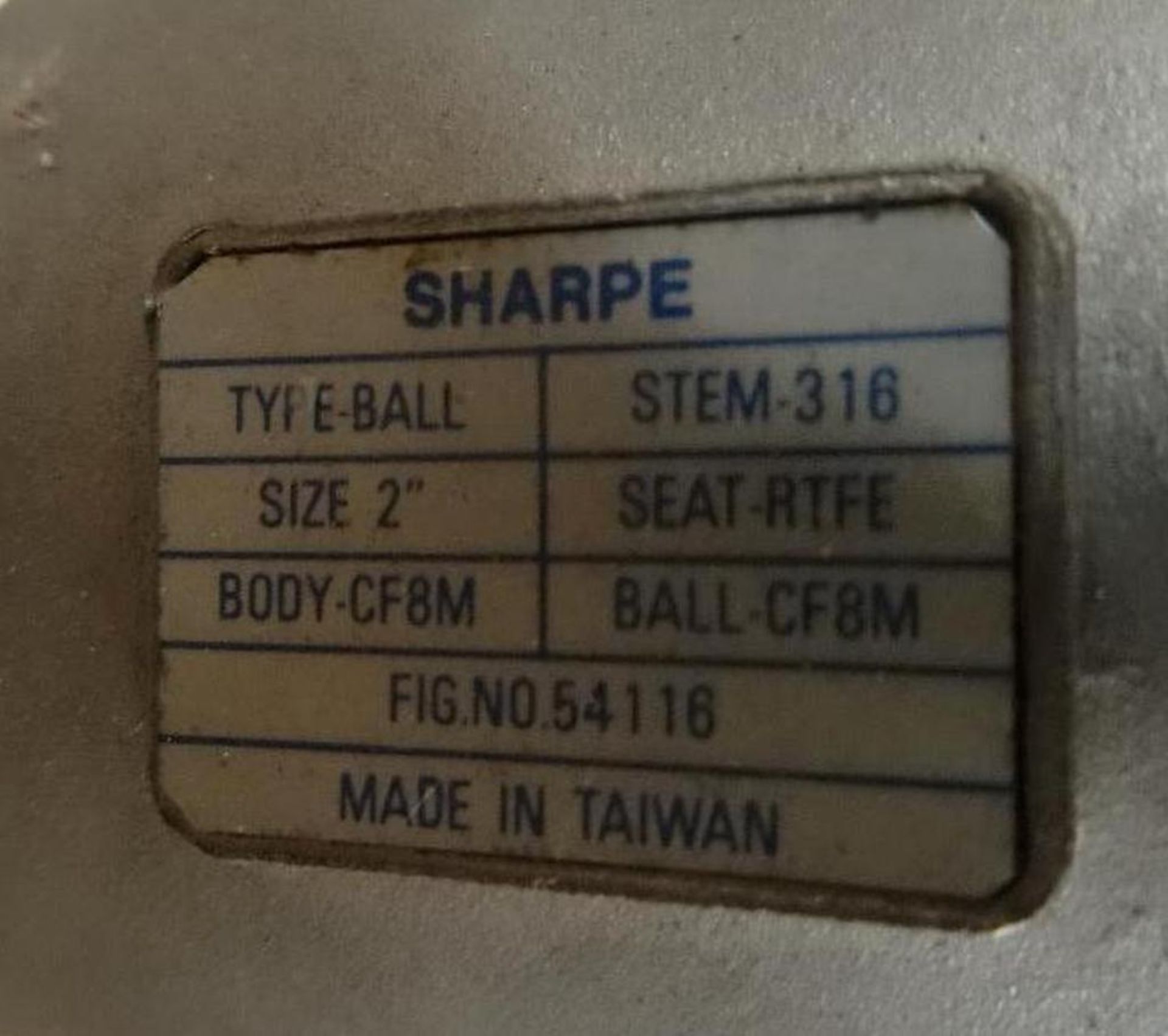 Sharpe 2" Stainless Steel Ball Valve - Bild 2 aus 3