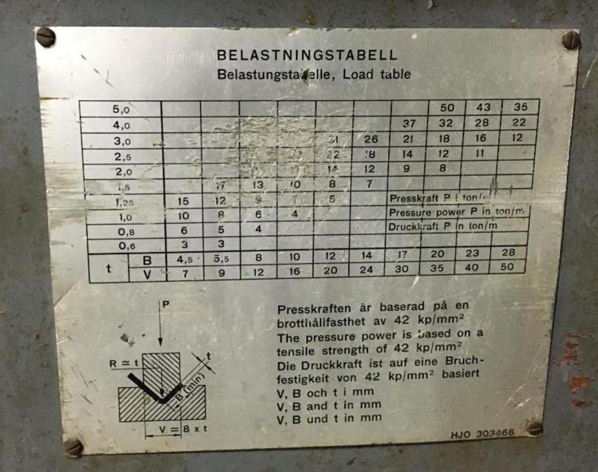 HJO Mekaniska Verkstad Metal Press-Shear - Image 11 of 13