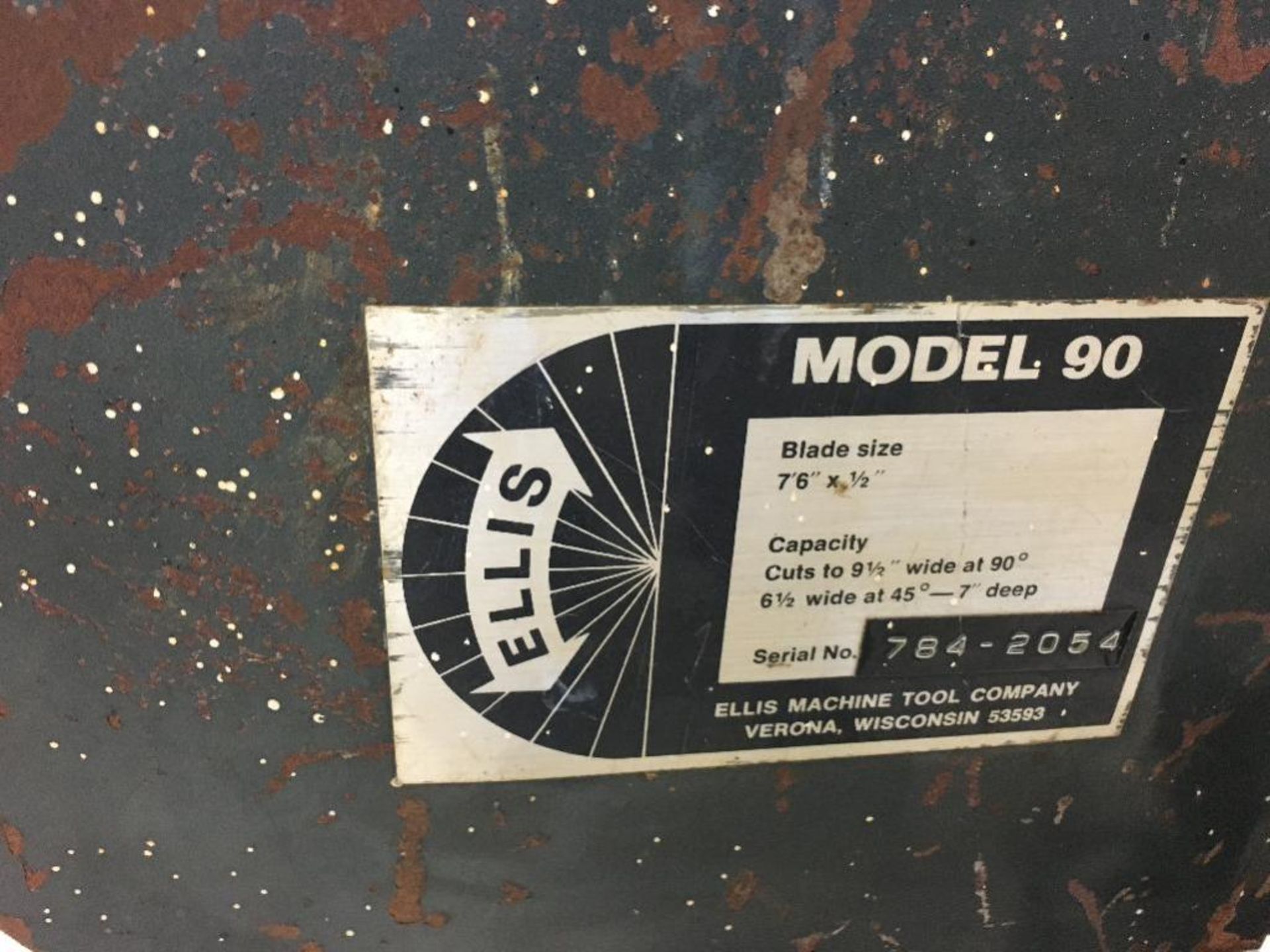 Ellis Model 90 Band Saw - Image 4 of 4