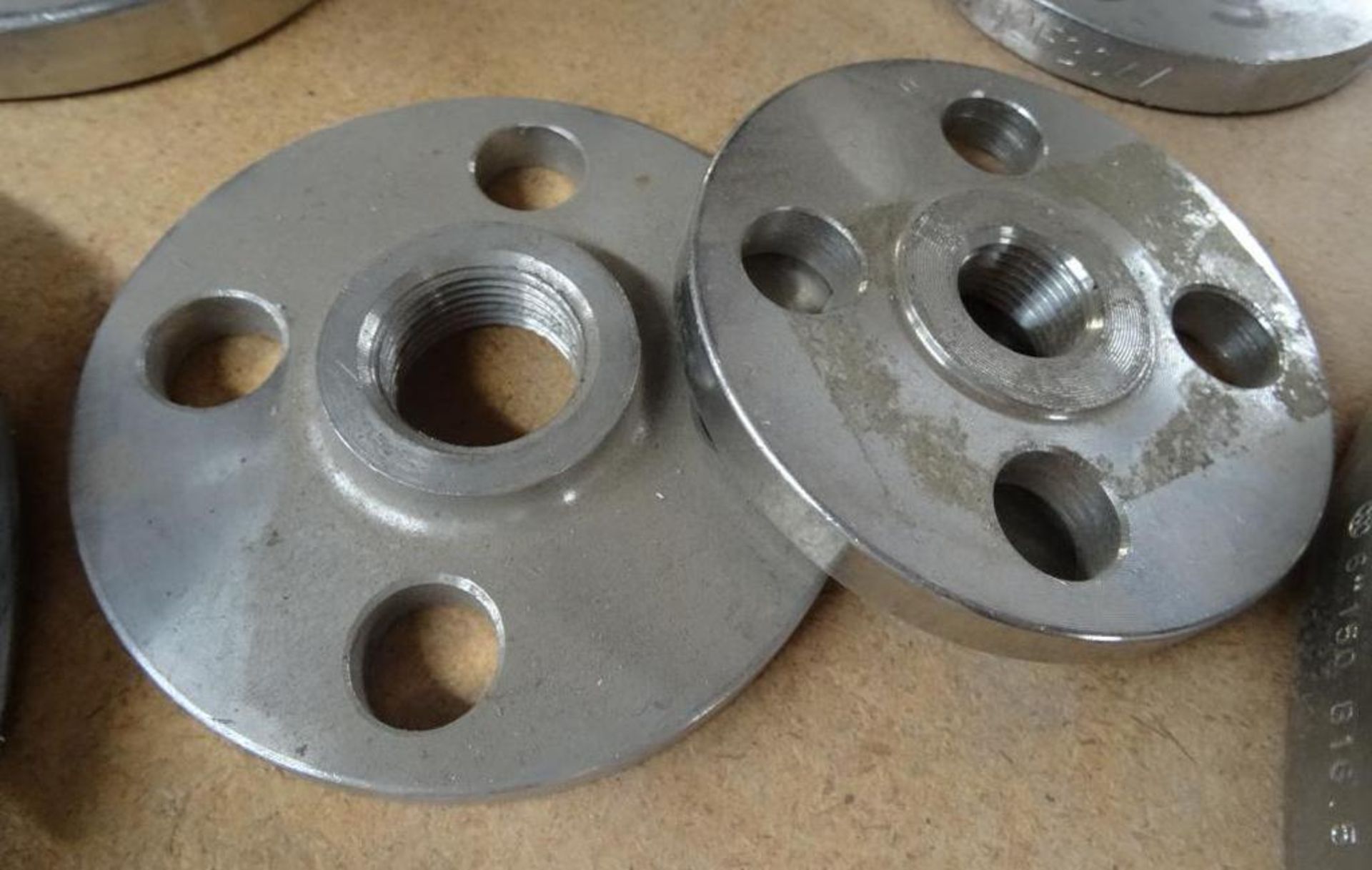 Pair 1/2" Stainless Steel Flanges