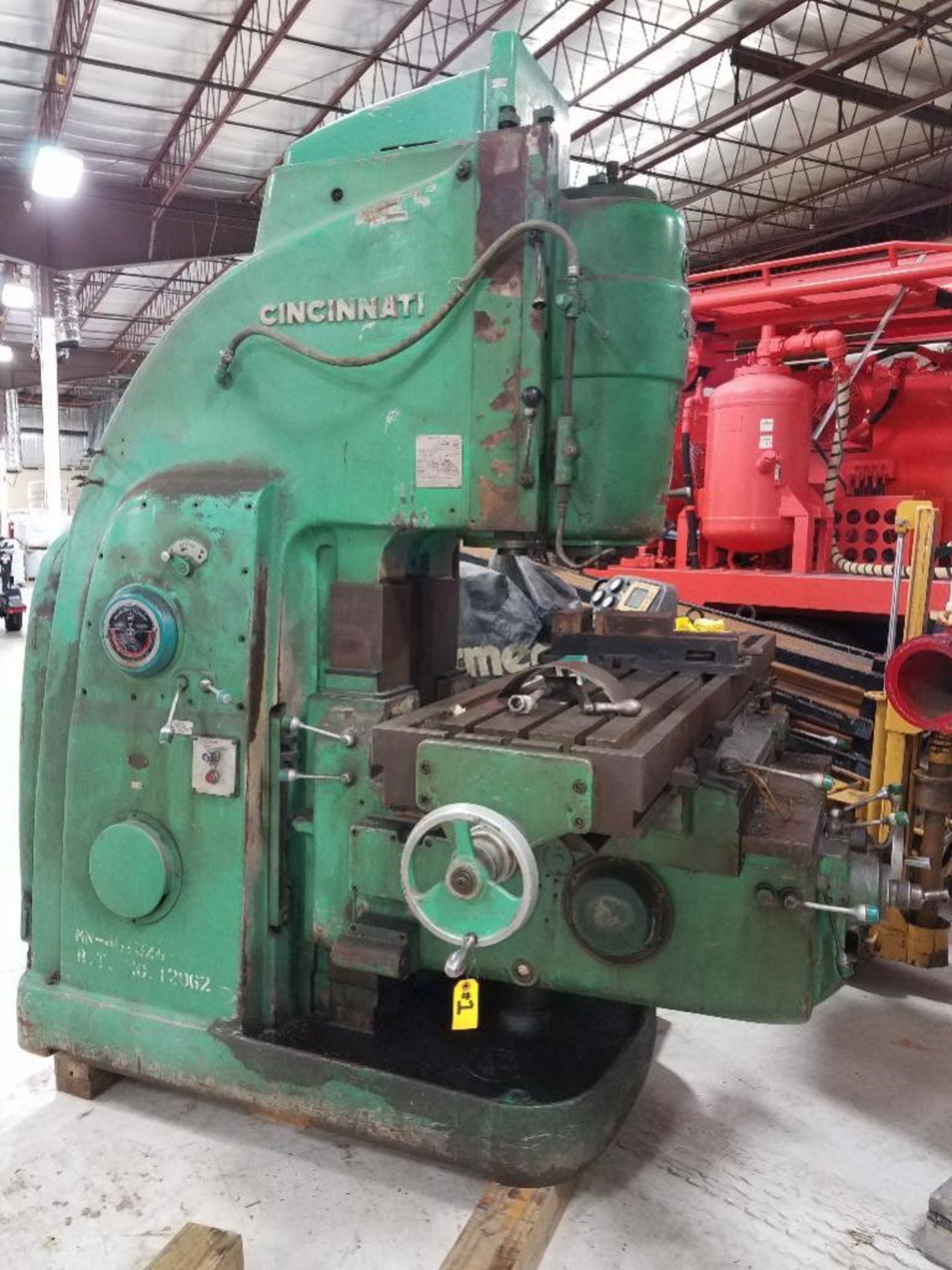 Cincinnati No. 425-20 Milling Machine w/Allis Chalmers Tag