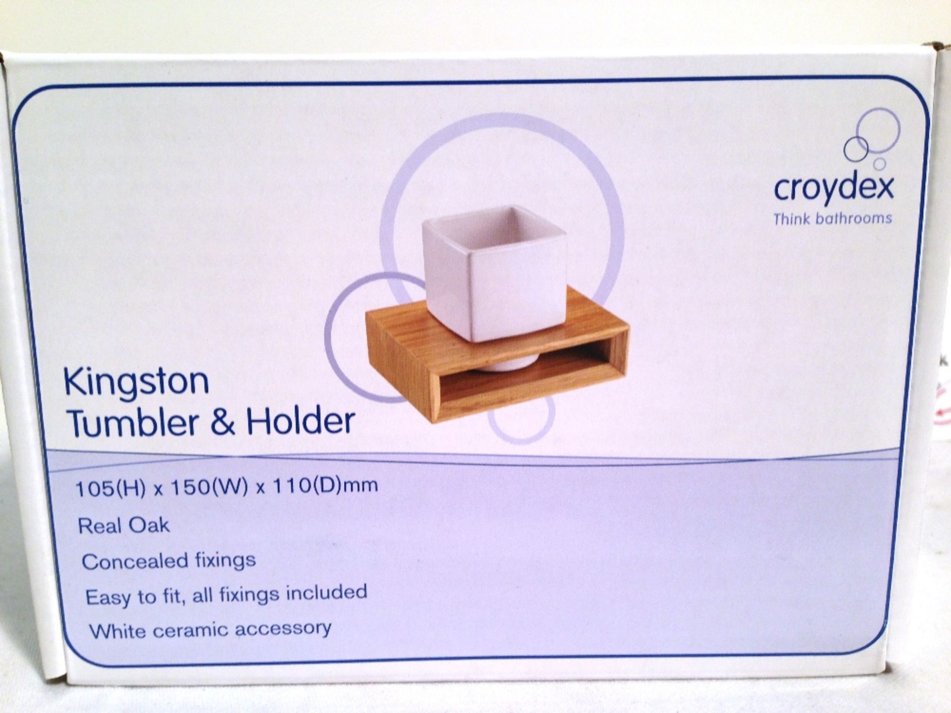 18 x Croydex Kingston Tumbler and Holder - Image 2 of 2