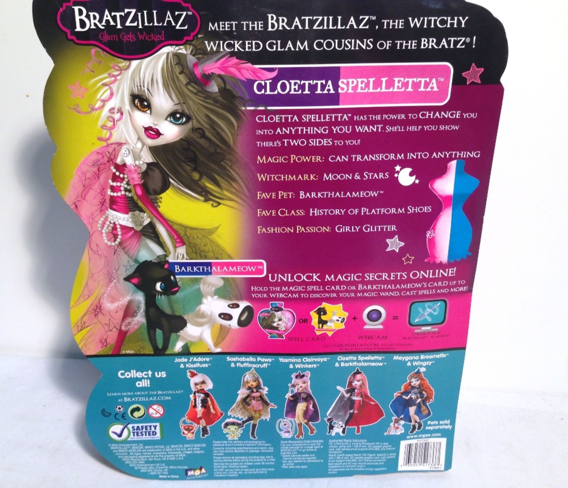 8 x Bratzillas - Cloetta Spelletta  - Glam gets wicked dolls - Image 2 of 2