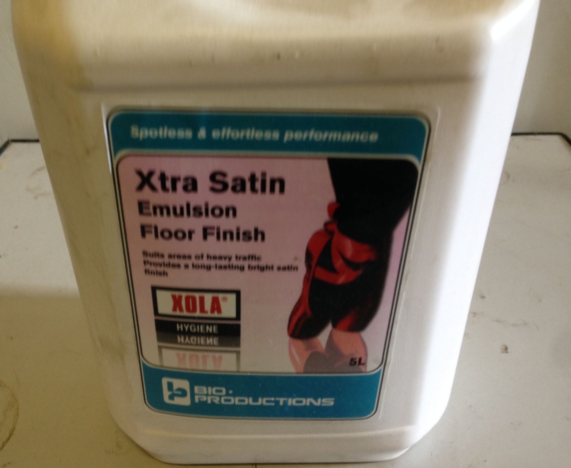 40 Litres of Bio Xtra Satin Emulsion Floor Finish - Image 2 of 2