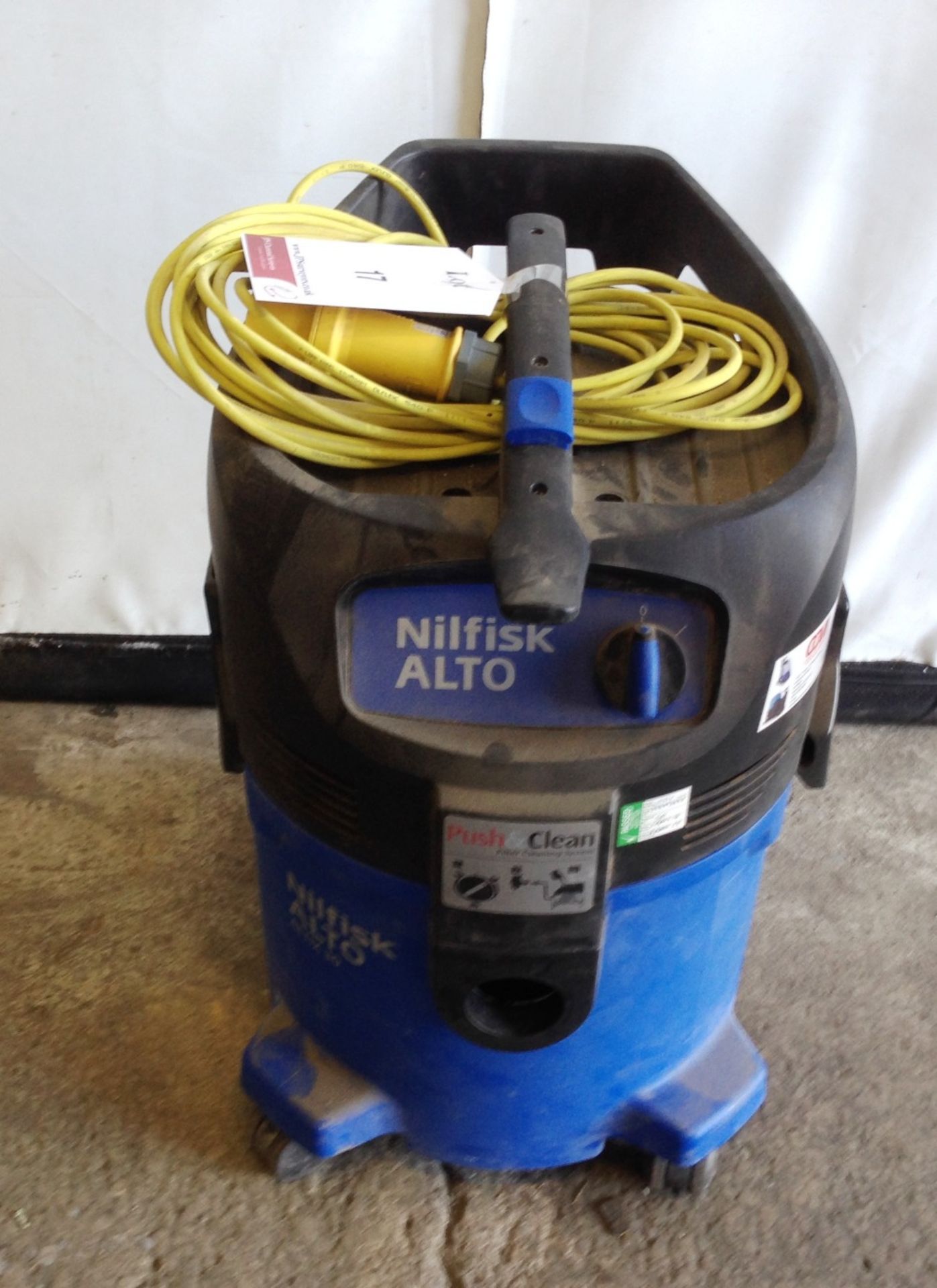 Nilfisk 110V industrial wet and dry vacuum cleaner Model: Alto Attix 30m - no hose