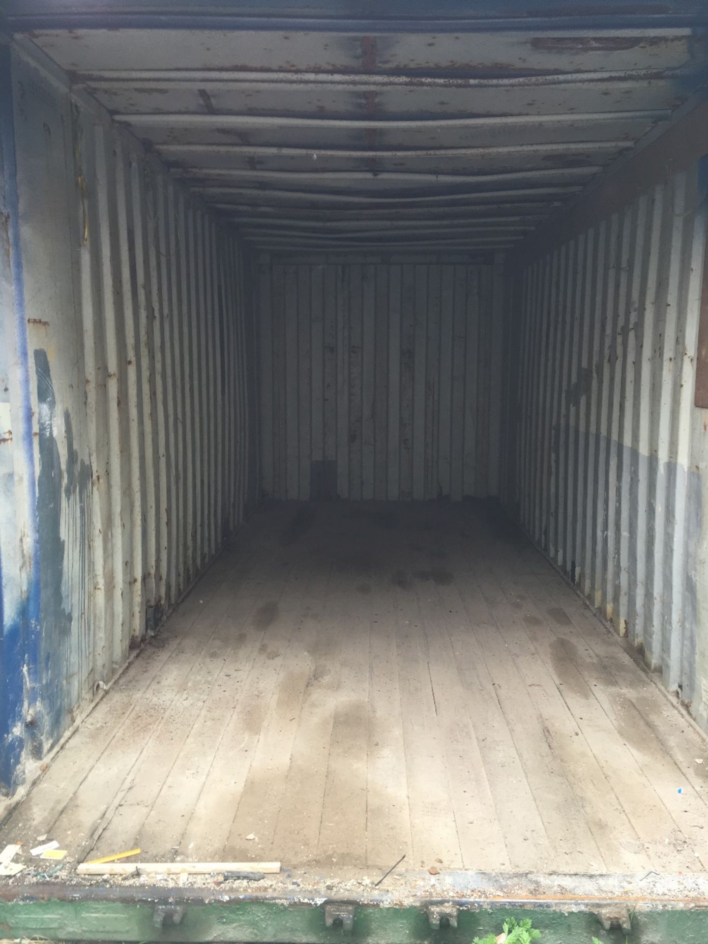 20 x 8 foot double door storage container with locking box A7 - Image 3 of 3