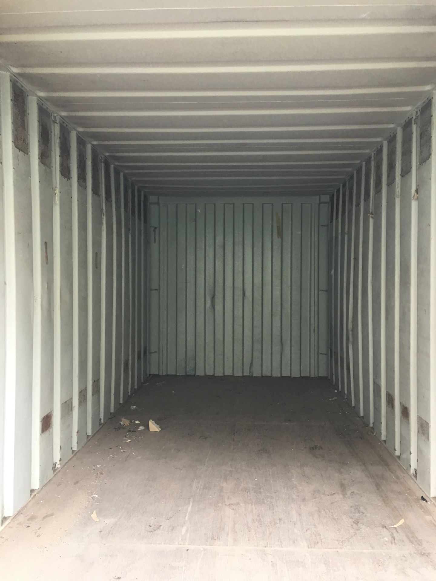20 x 8 foot double door storage container with locking box B7 - Image 4 of 4