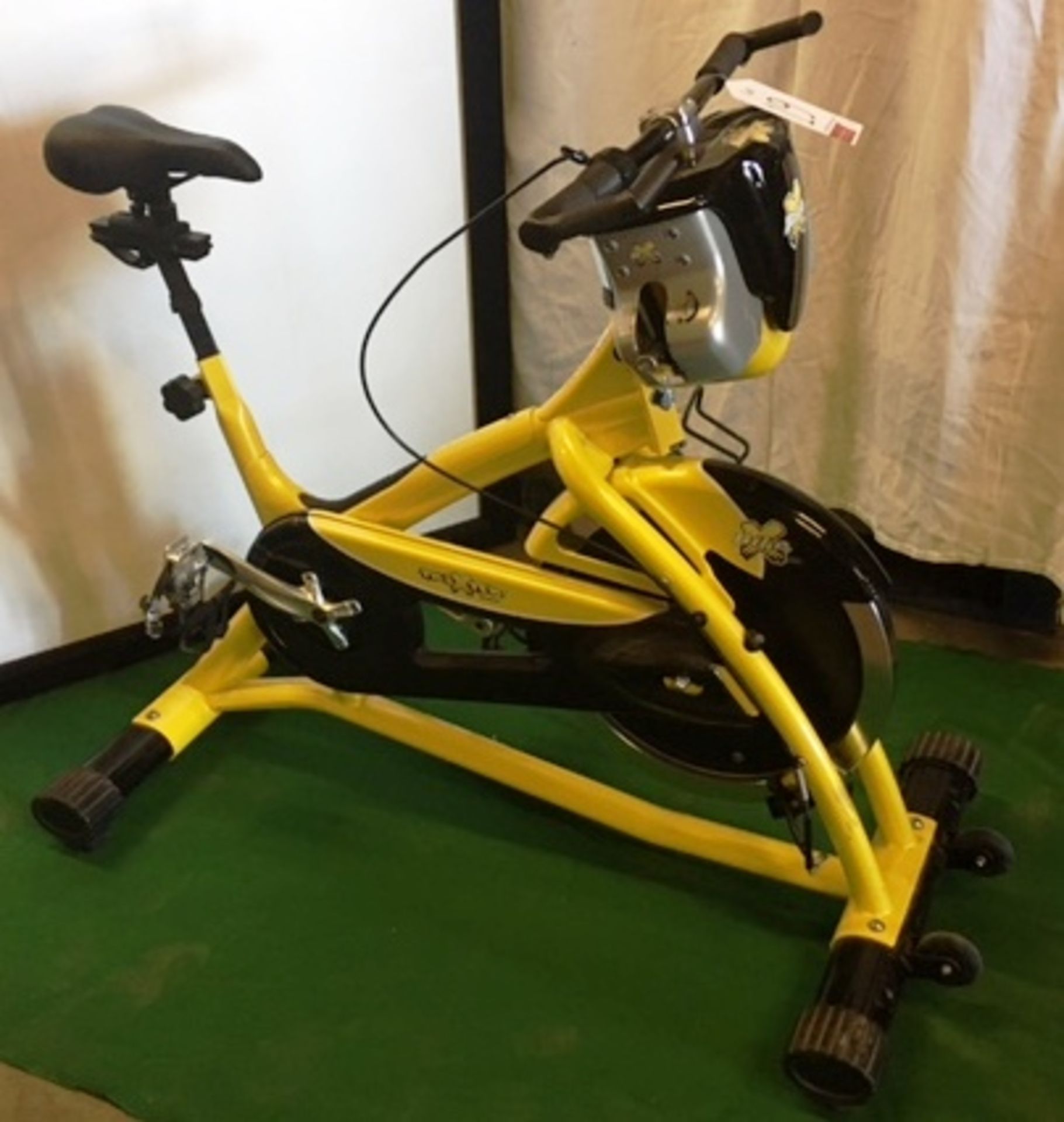 Ex Display XBike 1000 exercise bike - yellow