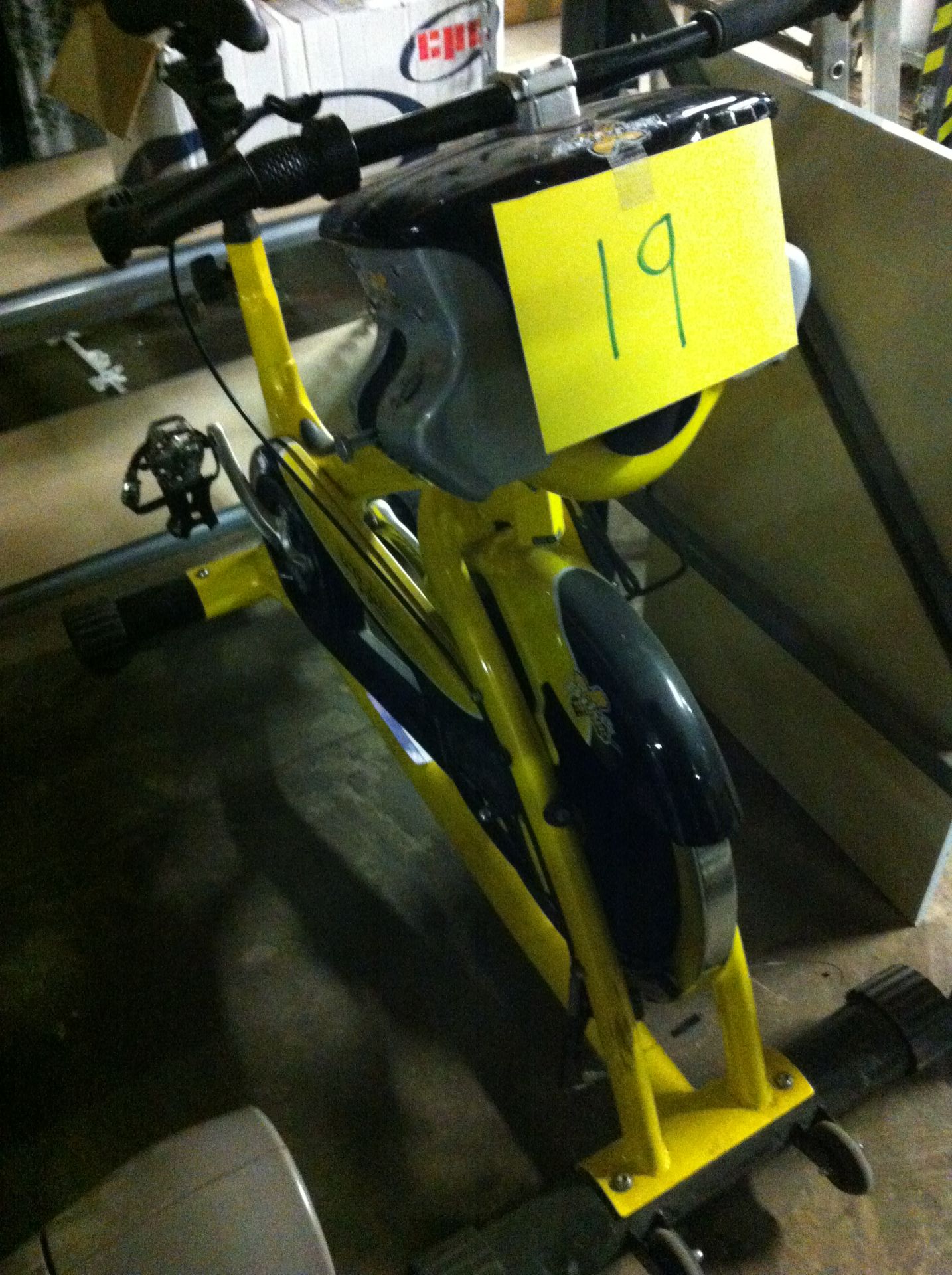 Ex Display XBike 1000 exercise bike - yellow - Bild 4 aus 5