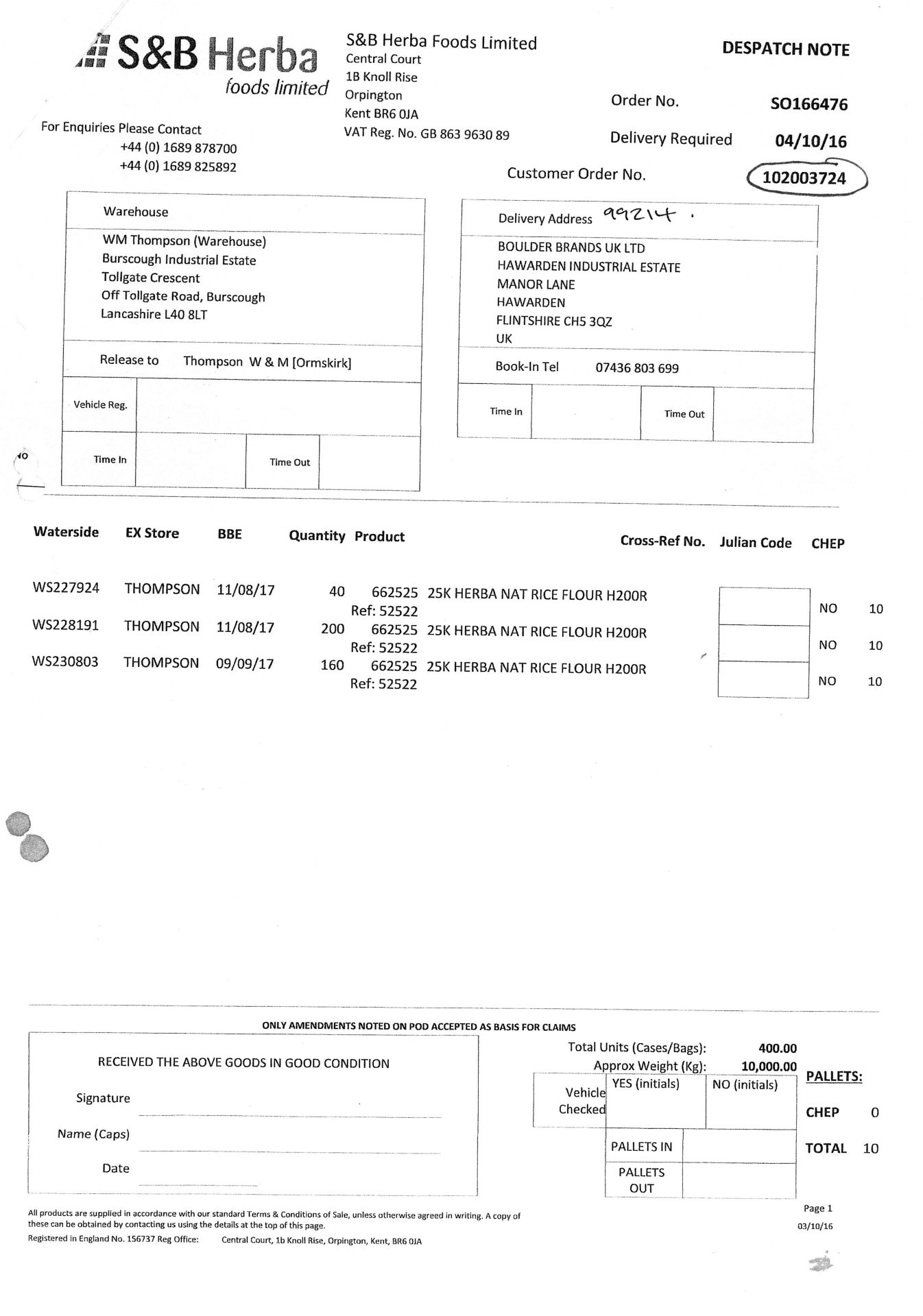 40 x 25kg HerbaNat H200R - Click Further Info - Image 4 of 4