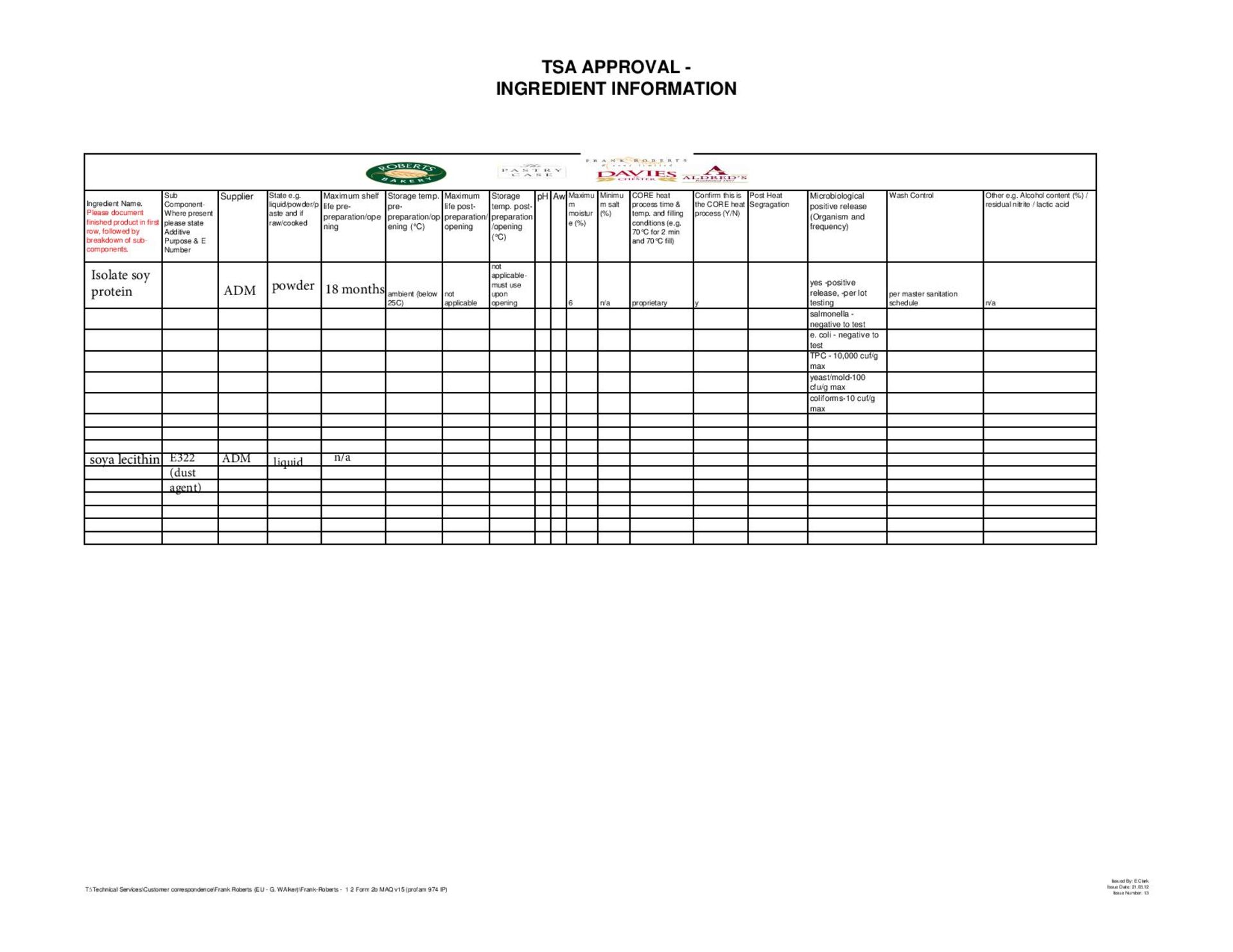 55 x 20kg Soya Protein Isolate - CLICK FOR MORE INFO - Image 3 of 12