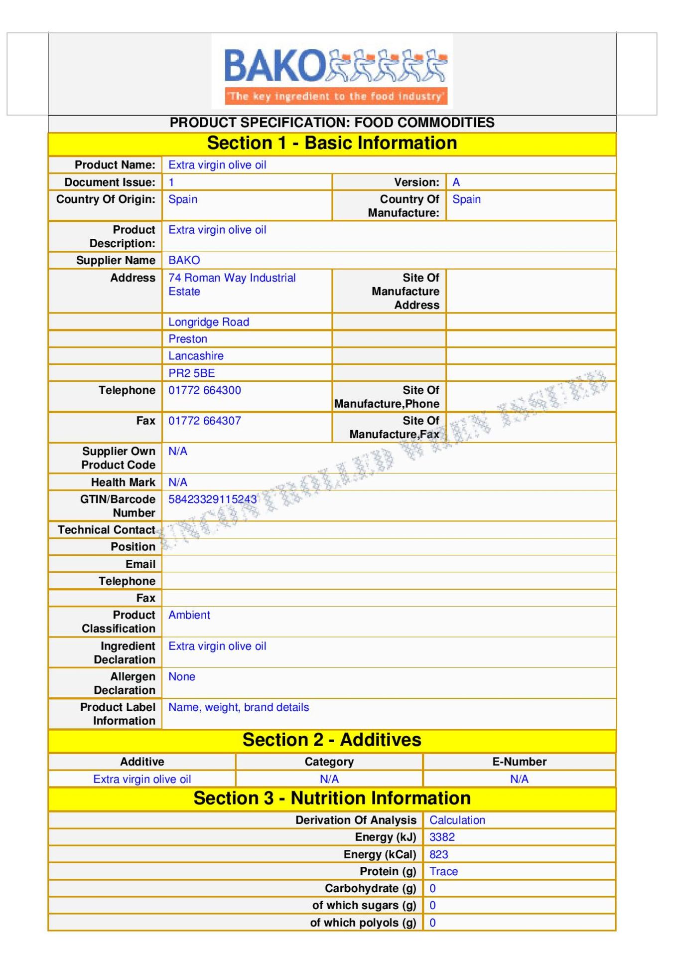 33 x 5L Extra Virgin Olive Oil - CLICK FOR MORE INFO - Image 3 of 6