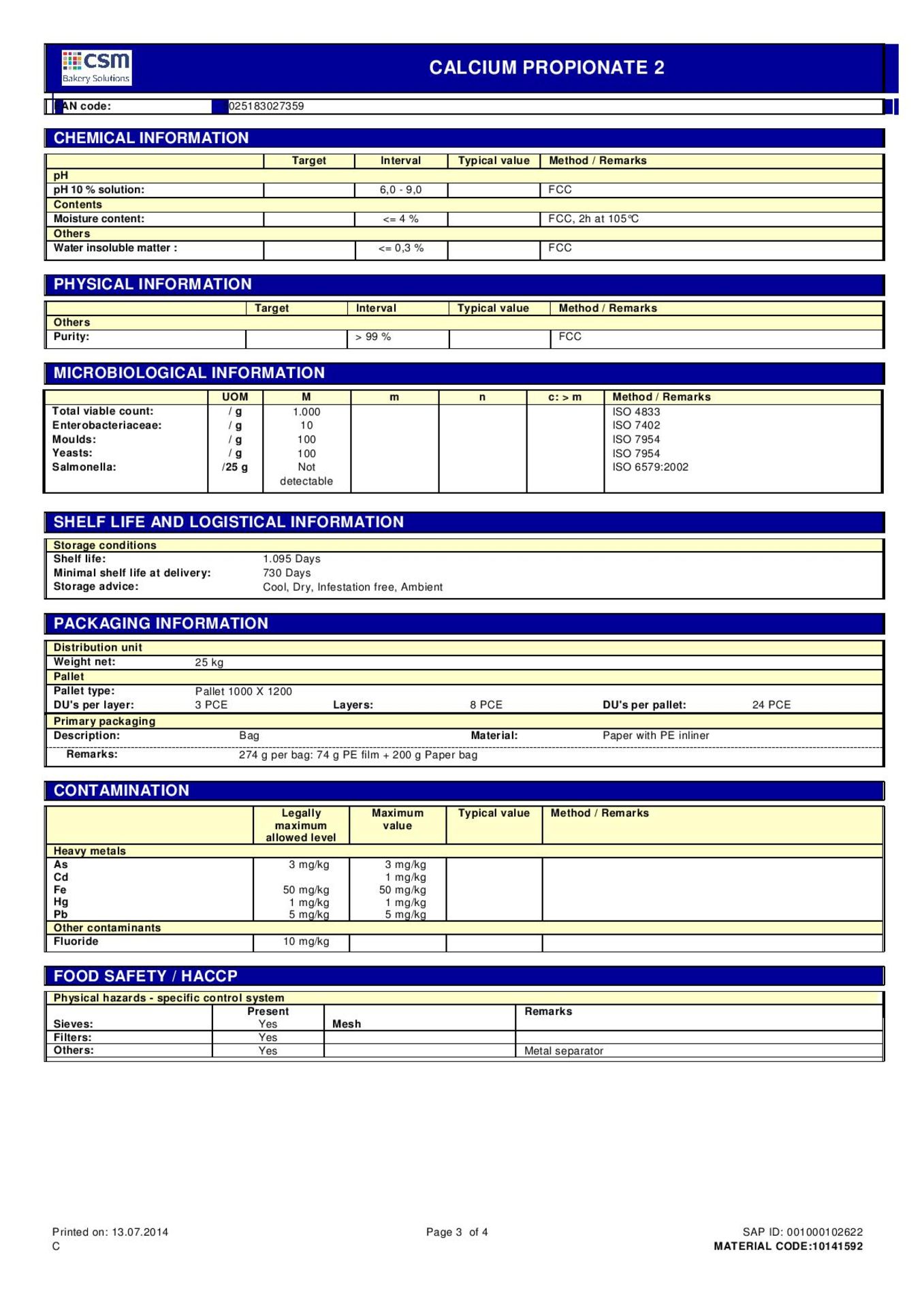 5 x 25kg Calcium Propanate - Click Further Info - Image 5 of 8