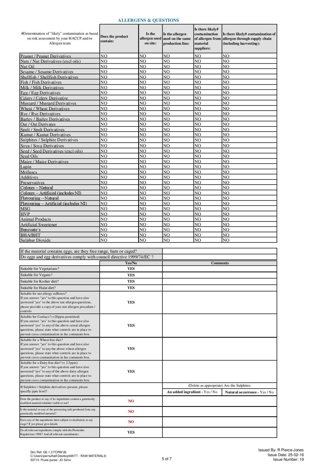 36 x 23.59kg Prune Puree - CLICK FOR MORE INFO - Image 7 of 10