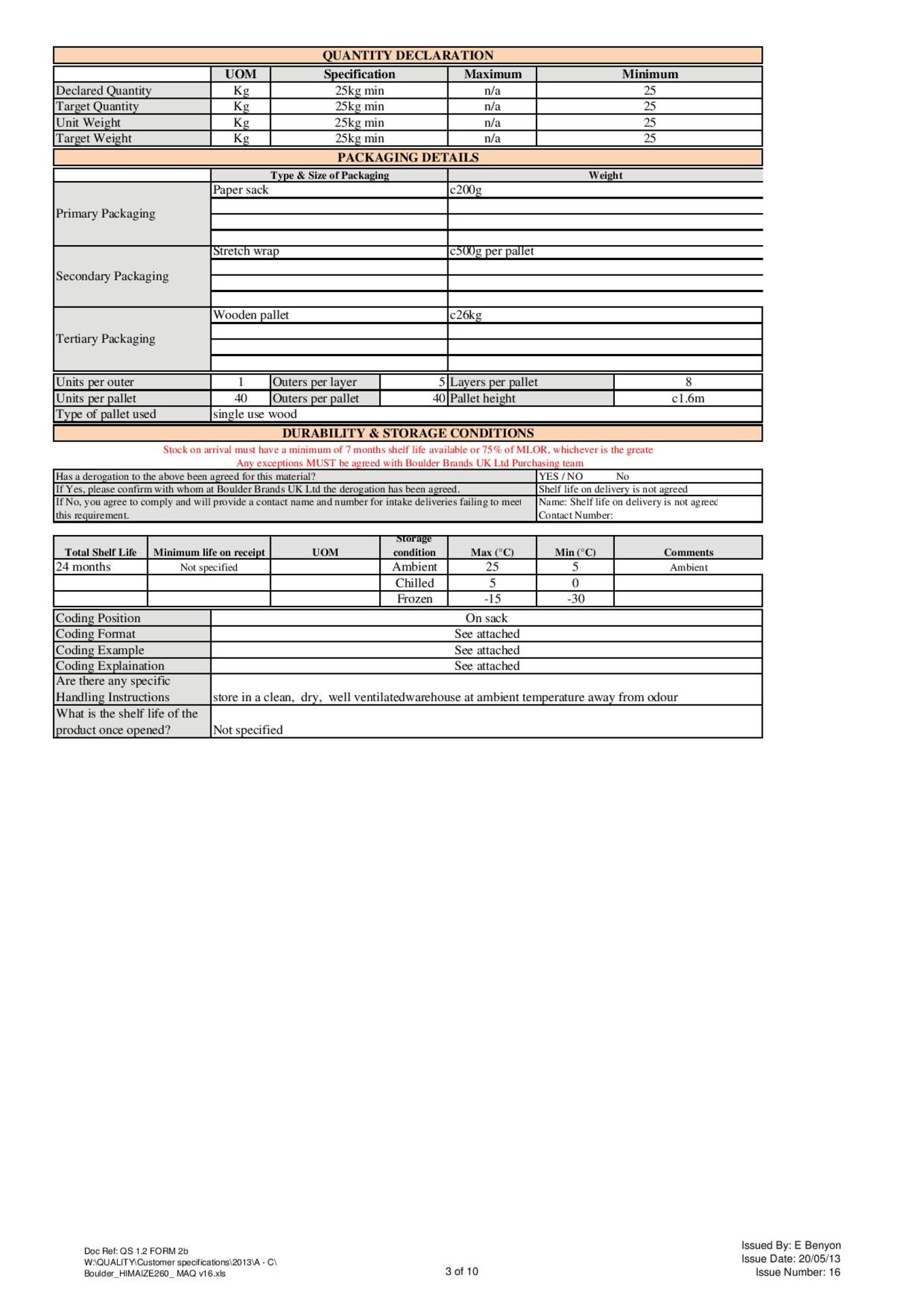 26 x 25kg Maize Starch Resistant - Hi Maize TM260 - CLICK FOR MORE INFO - Image 6 of 14