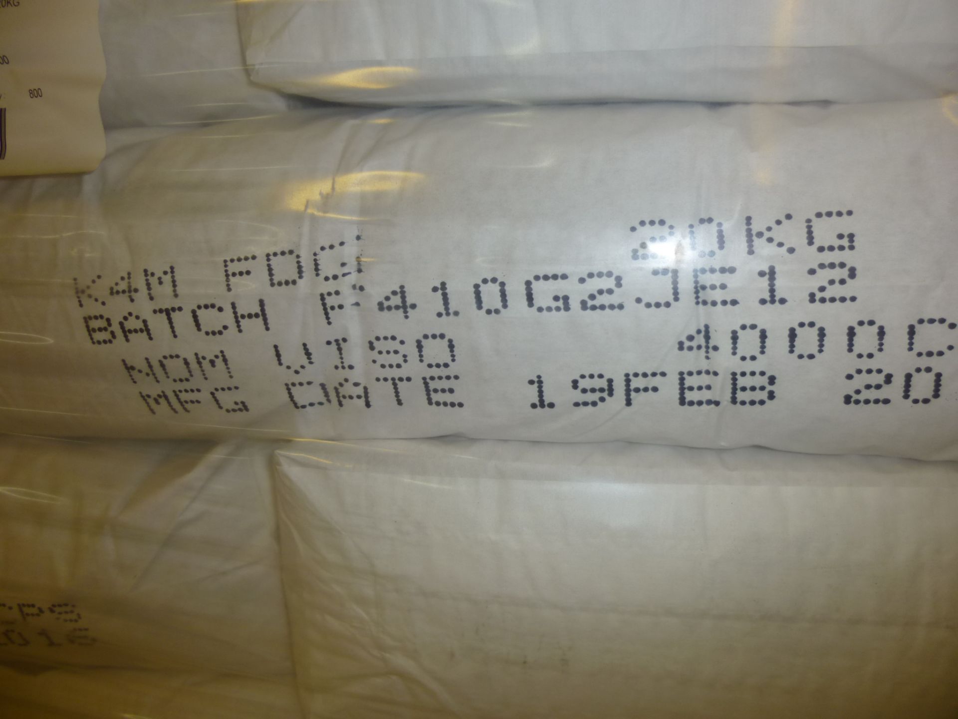 40 x 20kg HPMC K4M - CLICK FOR MORE INFO - Image 3 of 6