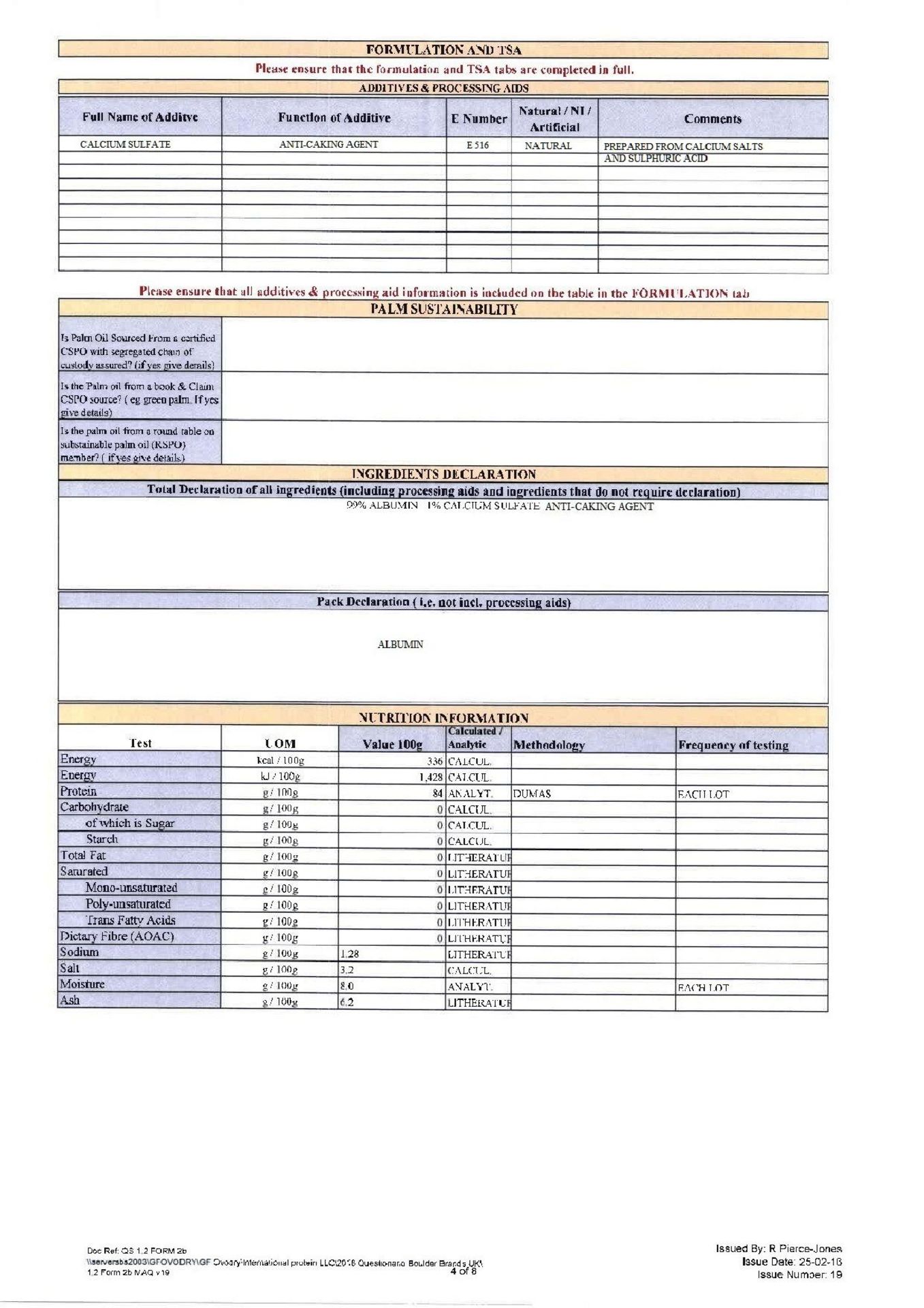 90,000kg of Egg White - £691,702 at Cost Value - Image 6 of 13