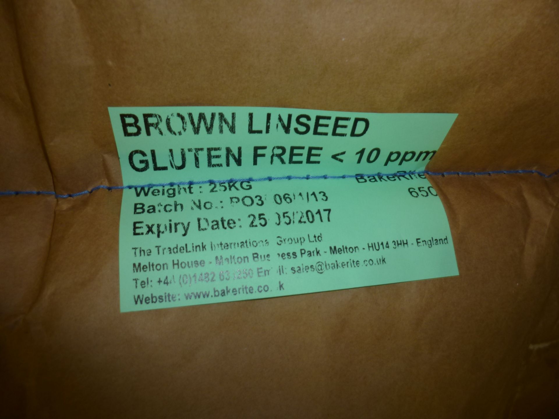 6 x 25kg Linseed Brown - CLICK FOR MORE INFO - Image 2 of 10