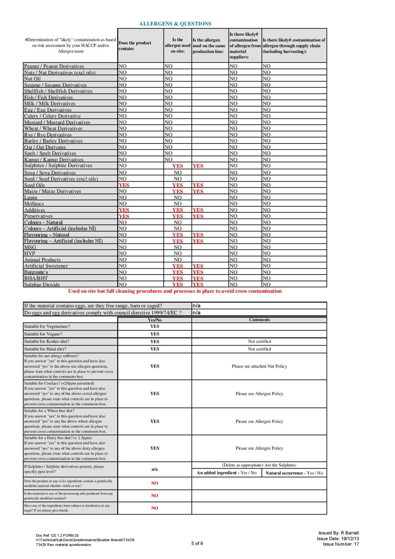 7 x 25kg T3429 - CR100 Sorbic Acid - CLICK FOR MORE INFO - Image 7 of 12