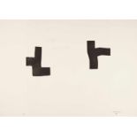 Eduardo Chillida Leku I Radierung auf festem Velin von „Chiffon de Mandeure“. (1969). Ca. 74,5 x