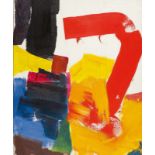 Jean Miotte „Contraste midi“ Öl auf Leinwand. (19)66. Ca. 73 x 60 cm. Signiert unten links, verso