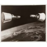 N.A.S.A. Gemini 6 and Gemini 7 Vintage, Silbergelatine-Abzug auf Fotopapier. (1965). Ca. 19,5 x 24