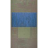 Jon Groom „Untitled Blue + Green“ Acryl auf Leinwand. 2005. Ca. 160 x 90 cm. Verso auf der