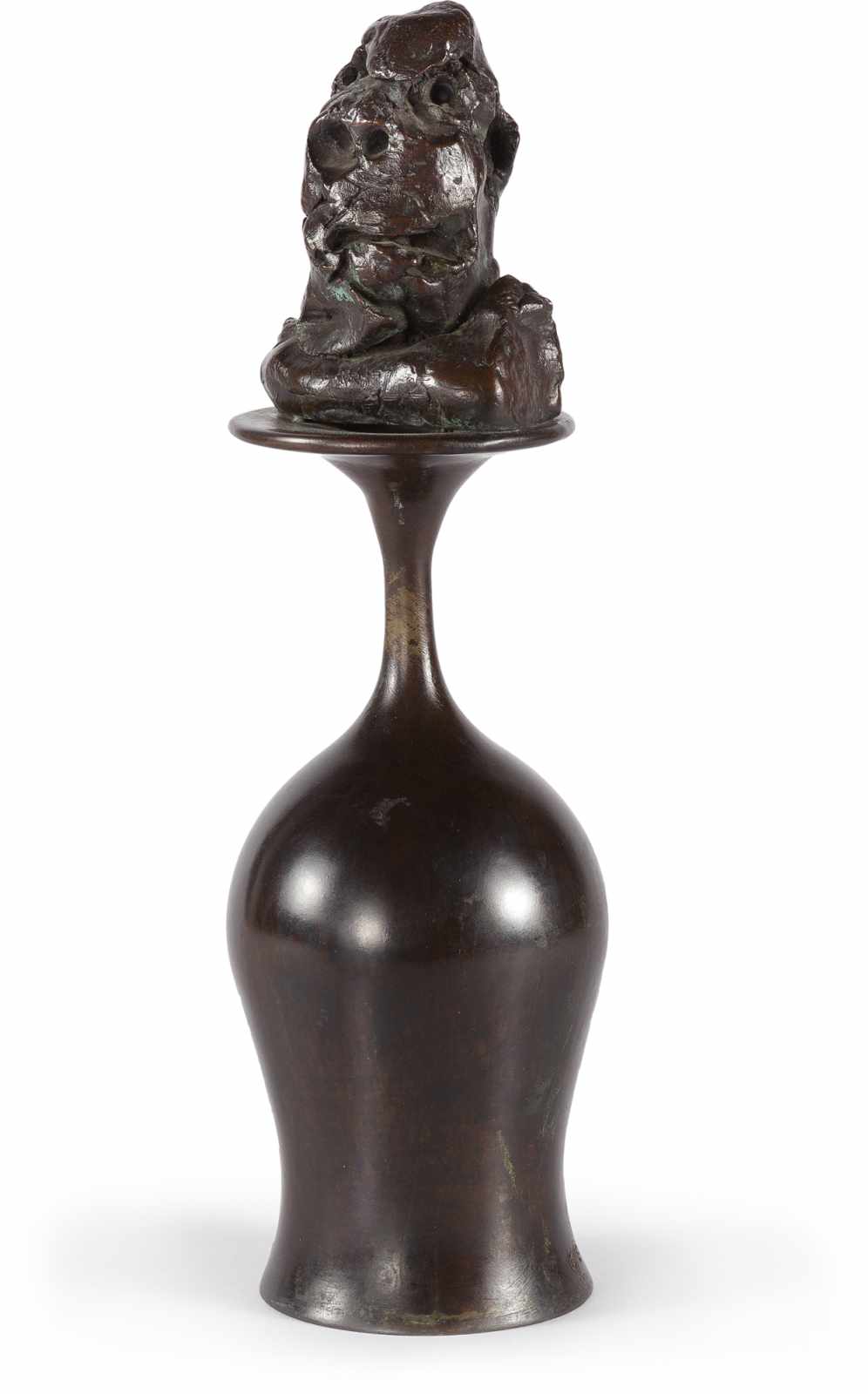 Rainer Fetting Ohne Titel Bronze mit dunkelbrauner Patina. (19)89. Höhe ca. 26 cm. Eines von nur 9