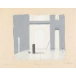 Ben Willikens „Raum 269“ Acryl auf Leinwand. 2001. Ca. 40 x 50 cm. Signiert unten rechts, datiert